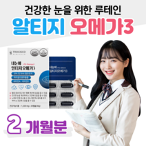 하루 1캡슐 루테인 알티지 오메가3 비타민A 비타민E 항산화 혈액순환 혈행개선 도움 건조한 눈건강 도움 60대 부모님 엄마 아빠 아버지 어두운곳 시각적응 홈쇼핑 영양제 비교, 2박스, 1200mg x 30캡슐 (하루 1캡슐)