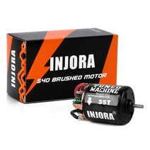 INJORA-540 브러시 모터 방수 13T 21T 35T 45T 55T 80T 110 RC 자동차 크롤러 Axial SCX10 AXI03007 90046 Redcat Gen8, [03] 540 Motor 35T