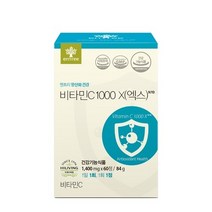 엔트리 엔트리 비타민C 1000X - 공복 섭취 중성화된 유기농 비타민C (1 400mg X 60정) 2개월분, 비타민C1000 1개
