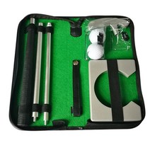 골프스윙연습기 스윙연습기골프 훈련 클럽 미니 장비 연습 키트 보조 도구 휴대용 퍼터 세트 오른쪽 왼쪽, 한개옵션0