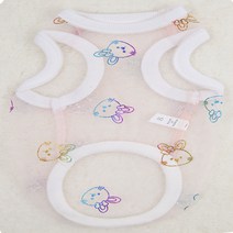 별이네 4900원 빅세일 강아지옷 애견의류 자체제작, 토끼망사나시, 핑크