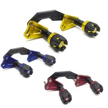 오토바이 야마하 머플러슬라이더 XMAX300 NMAX125 PCX 쇼바가드 포크슬라이더, 파란색