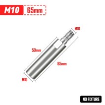 홀더 그라인더 스탠드 고정 범용 앵글 커터 브래킷 앵글 그라인더 비트 연장 샤프트 65/80/95mm M10 연마, 01 65mm