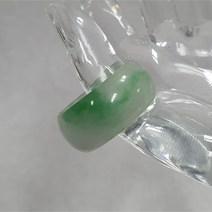 (다이룸)천연원석 비취 가락지 반지23호(결혼.예물.기념 선물.5월 탄생석.한복 장신구)