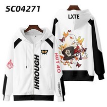 남자 오버핏 후드티 후드집업 기모 맨투맨 Genshin Impact hu tao