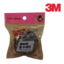 오르내르 3M 베이직 철수세미 30g 스텐수세미/수세미/설거지/설겆이/쑤세미/3m수세미/쓰리엠수세미/스테인리스/찌든떼/녹제거