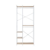 YWH1024 드레스룸 행거 시스템옷장 W900xD400xH2055, 단품