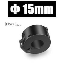 페라이트코어 스냅 디가우징 필터 노이즈 EMI RFI 클립 초크 코어 케이블 탈착식 간섭 방지 마그네틱 링, 27.15mm Black - 100 PCS