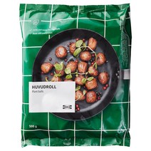이케아 HUVUDROLL 후부드롤 플랜트볼 냉동 500g 204.835.92, 1개