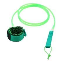 롱보드 서핑보드 수상 스키를 위해 조절 가능한 손잡이가 있는 경량의 서핑 가죽끈, TPU, 그린 10피트