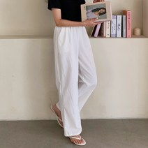 데이오프무드 여성 여름 린넨 와이드 팬츠