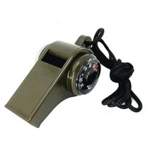 등산용 구조신호 나침반 호루라기 나침판 캠핑나침반 군용나침반, 1개