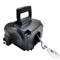 전동 호이스트 체인블럭 윈치 휴대용 전기 고무 보트 트랙터 2000lbs 12V