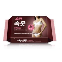 속옷 손빨래 식물성저자극 세탁비누 2개 양말 찌든때 냄새제거 브래지어 묶음때, 소키 행주전용비누 2개
