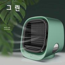 올여름더위 에어컨대신 물냉각 필터식 탁상 가습기 냉풍기 선풍기 S20060420, 화이트