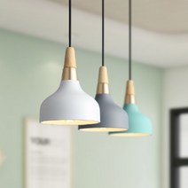 식탁조명 펜던트 주방등 3p 세트, 삼색B