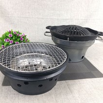 오메가키친 국내생산 원형화로 SET 저가형과 맛의 차이 양은 석쇠 양숯불갈비 신물화덕, 01)양숯불갈비세트 290