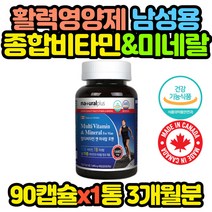 남성에게 필요한 19종 종합 비타민&미네랄 영양제 10대 20대 30대 40대 50대 60대 70대 80대 남자 남성