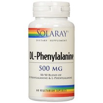 솔라레이 DL-페닐알라닌 500mg 베지테리안 캡슐, 60개입, 1개, 60정