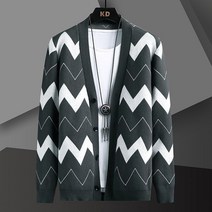 DFMEI 가을 남자 니트 남 캐주얼 스웨터 카디건 아우터 니트 카디건