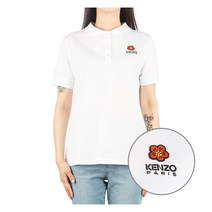 겐조 23SS (2TS705 4PU 01) 여성 CREST 로고 반팔 티셔츠