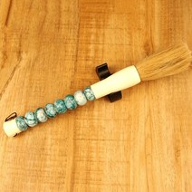 문방사우 필방 바림 붓 대나무 모양 인테리어 디자인 식 골동품 집 데코 옥 서예 브러시, 푸른, m