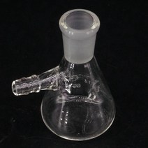 25ml 14/23 그라운드 조인트 원추형 필터 플라스크 사이드 암 실험실 유리 제품 포함