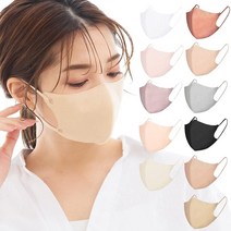 [Amazon 브랜드]환기성 카켄테스트제3D마스크 입체 마스크 부직포 혈색 마스크 부직포 마스크 바이 컬러 마스크 컬러 3D 마스크 입체 부리 마스크 일회용 작은 얼굴 티크 마스크 (올드 레이스 보통형 B 타입)