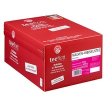 독일직구 Teekanne 티칸느 tea flot Large filter chain Malven hibiscuste 30 x 200g 찻주전자 대형 필터 체인 말벤히비스커스테 30 x 200g X 1팩, 상세참조, 수량