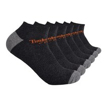 Timberland PRO 남성용 6팩 퍼포먼스 로우 컷 양말 로우컷 발목 차콜 헤더 [관부가세 포함] 705424, X-Large