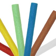 옥수수깡 긴 수수깡 장난감 스틱콘 20cm 50개, 노랑, 본상품선택