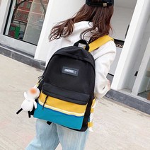 여성 가방 이쁜 백팩 유니크 컬러 여자 캐주얼 배낭 새내기룩코디 귀여운여자가방 학원독서실가방 WZ70061EA