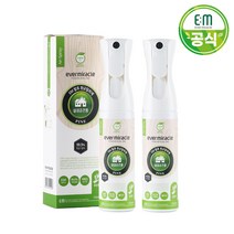 에버미라클 EM 발효 탈취제 본품 피오니향, 300ml, 2개