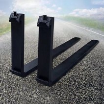 굴삭기 연장 지게발 포크 보조발 스태커 트랙터 코끼리발 덧발 포크레인 운반기 장비, 1-1.5톤 1.22m