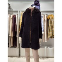 올리비아로렌 투톤 알파카 코트 VOP EAVW B211