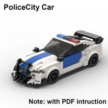 중국레고 호환 키덜트 MOC 포드 세트 F150 브롱코 픽업 트럭 빌딩 블록 지프 오프로드, No Original Box, With PDF Intruction_10