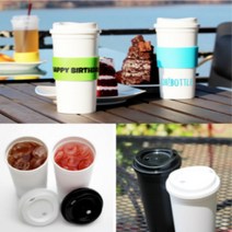 리유저블컵 제주 텀블러 투명 콜드컵 보온 보냉 제작 각인 제로웨이스트 친환경, 블루, 믹스블랙