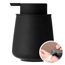 카웨이나 거품 액체 공병 북유럽 펌핑 디스펜서 빈 통 화장실 욕실 샴푸 손 세정제 병, 검은 색 + 액체 유형