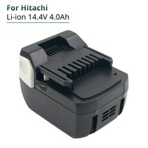 히타치 호환 충전 배터리 14.4V 4Ah 리튬이온 호환 BSL1415 BSL1430 CD14DSL DH14DSL DS14DSL