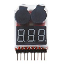 리포알람 1-8S RC카 Lipo Tester 배터리 테스터기