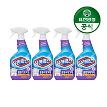 유한락스 곰팡이 제거제 스프레이형 500ml + 용기형 500ml 세트, 4개