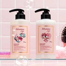 제이엠솔루션라이프 디즈니 프레쉬 로즈 퍼퓸 헤어케어세트 (샴푸500ml+트리트먼트500ml) 리얼 로즈향, 단품