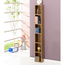 [포메리트] 타워형 틈새 DVD장 6칸, 색상:레드