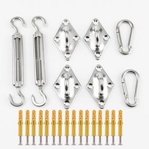 치기쉬운텐트 케빈 오크돔 텐트 300d awningsummer 야외 방수 안티 uv 그늘 캔버스 옥스포드 천 썬 스크린 레인 커버 정원 안뜰 천막, 액세서리 4