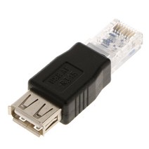 USB Female-Male 이더넷 커넥터 어댑터 변환기 LAN WAN AF 네트워크