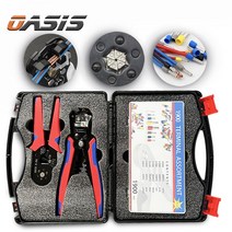 펜홀단자 1900PCS+페놀 펜홀 전문용 압착기+이지스트리퍼 세트, C54:펜홀단자1900PCS+압착기+이지스트리퍼