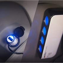 12V 24V 공용 자동차량용 USB 4구 멀티소켓 충전기 시거잭, 토드USB 4구소켓 1개