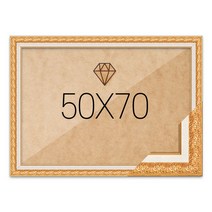 보석십자수액자 50x70 고급형 매트골드, 단품