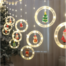 [크리스마스led가렌드] 크리스마스 LED 조명 트리 장식 선물 전구 가랜드