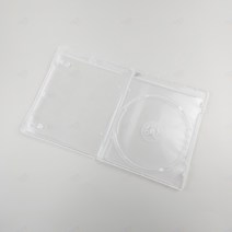 연질 블루레이 CD 케이스 씨디 보관함 반투명 DVD 앨범 보관 보호 케이스 1P 화이트싱글